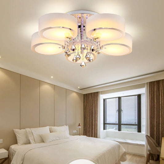 LumaBloom Crystal Ceiling Light