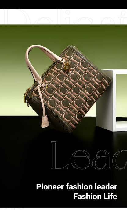 Charlotte Lettered Baguette Bag