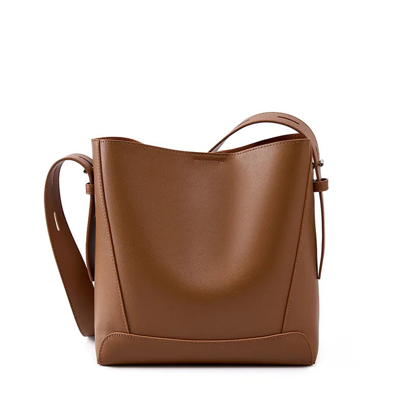 CLARISSA LEATHER TOTE BAG