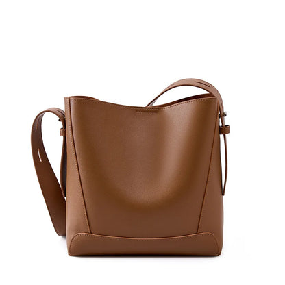 CLARISSA LEATHER TOTE BAG