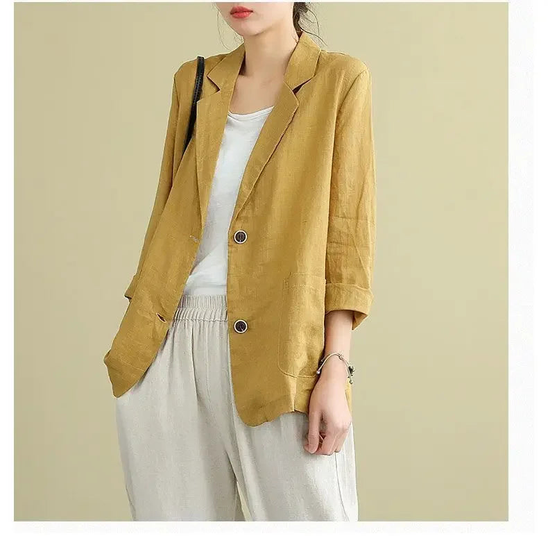 Edith Linen Light Jacket