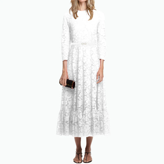 EMMA LACE A-LINE DRESS