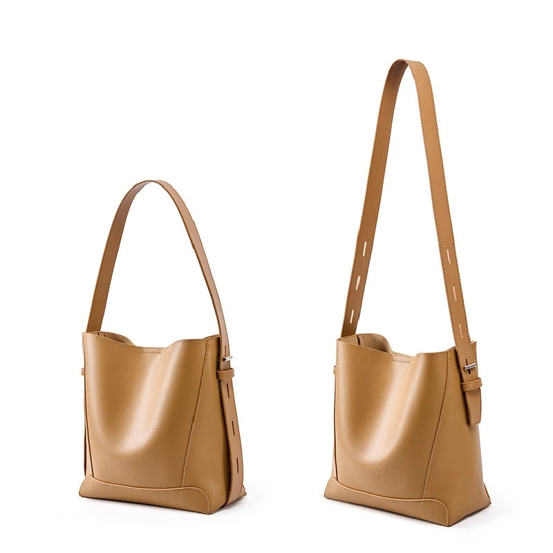 CLARISSA LEATHER TOTE BAG