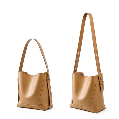 CLARISSA LEATHER TOTE BAG