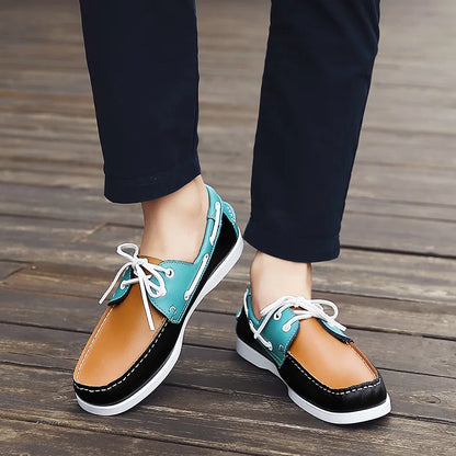 OLIVER LEATHER MOCCASIN SNEAKERS