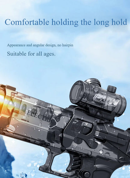BlazeShot Electric Water Gun – Ice Blast Edition