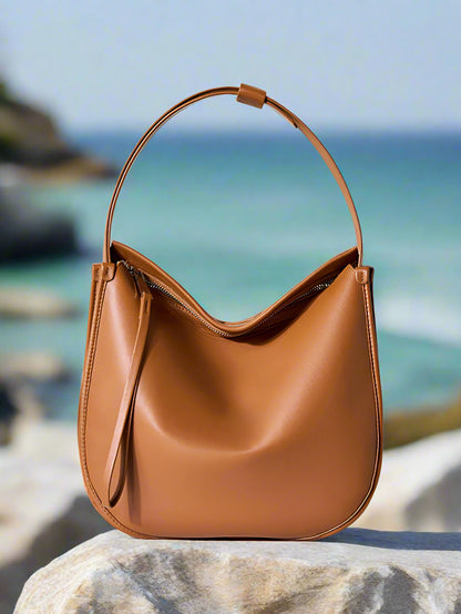 DAISY LEATHER HOBO BAG