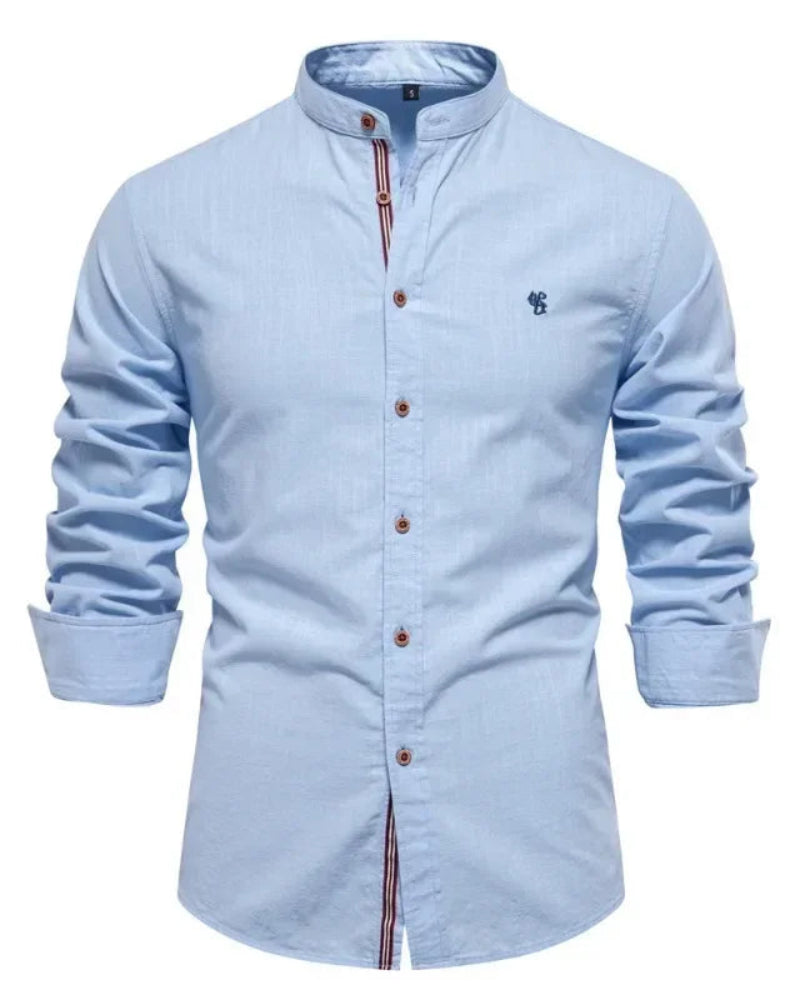 THE MAYFAIR LINEN BLEND SHIRT