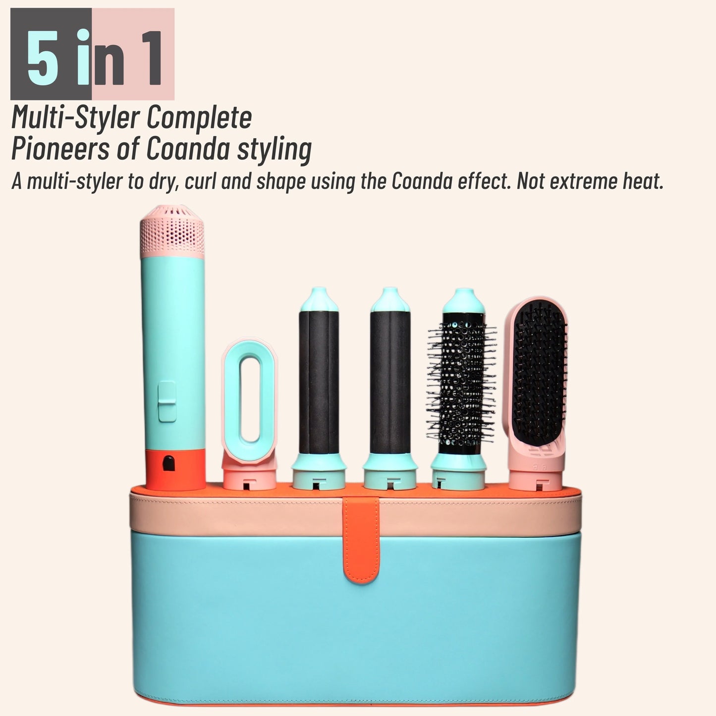 LumiGlow 5-in-1 Hair Styler