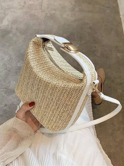 Amelie Woven Mini Satchel