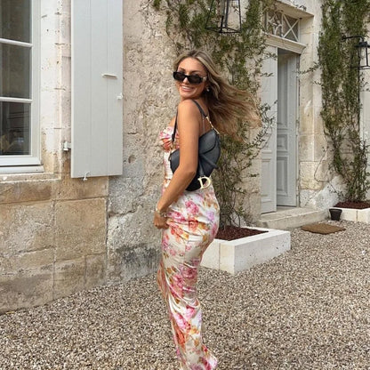 FREYA’S FLORAL SUNLIT MAXI