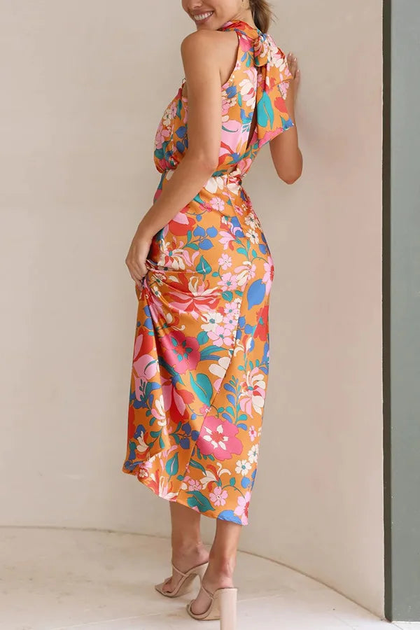 Evelyn Rose Satin Dress
