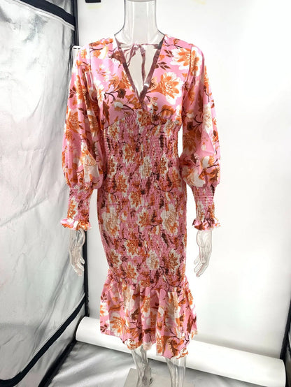NOVA™ BLOOM ELEGANCE MIDI DRESS