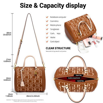 Charlotte Lettered Baguette Bag