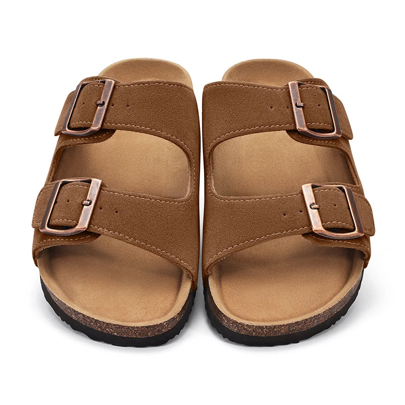 Kidmi Women’s Suede Buckle Sandals