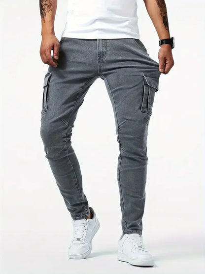 MAX | DENIM CARGO PANTS