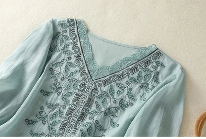 ALICE LINEN BLOUSE