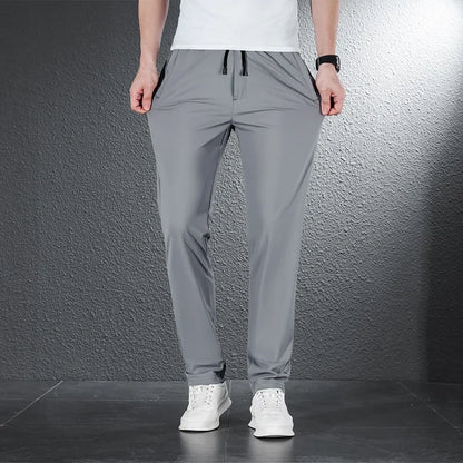James Ice Silk Casual Pants