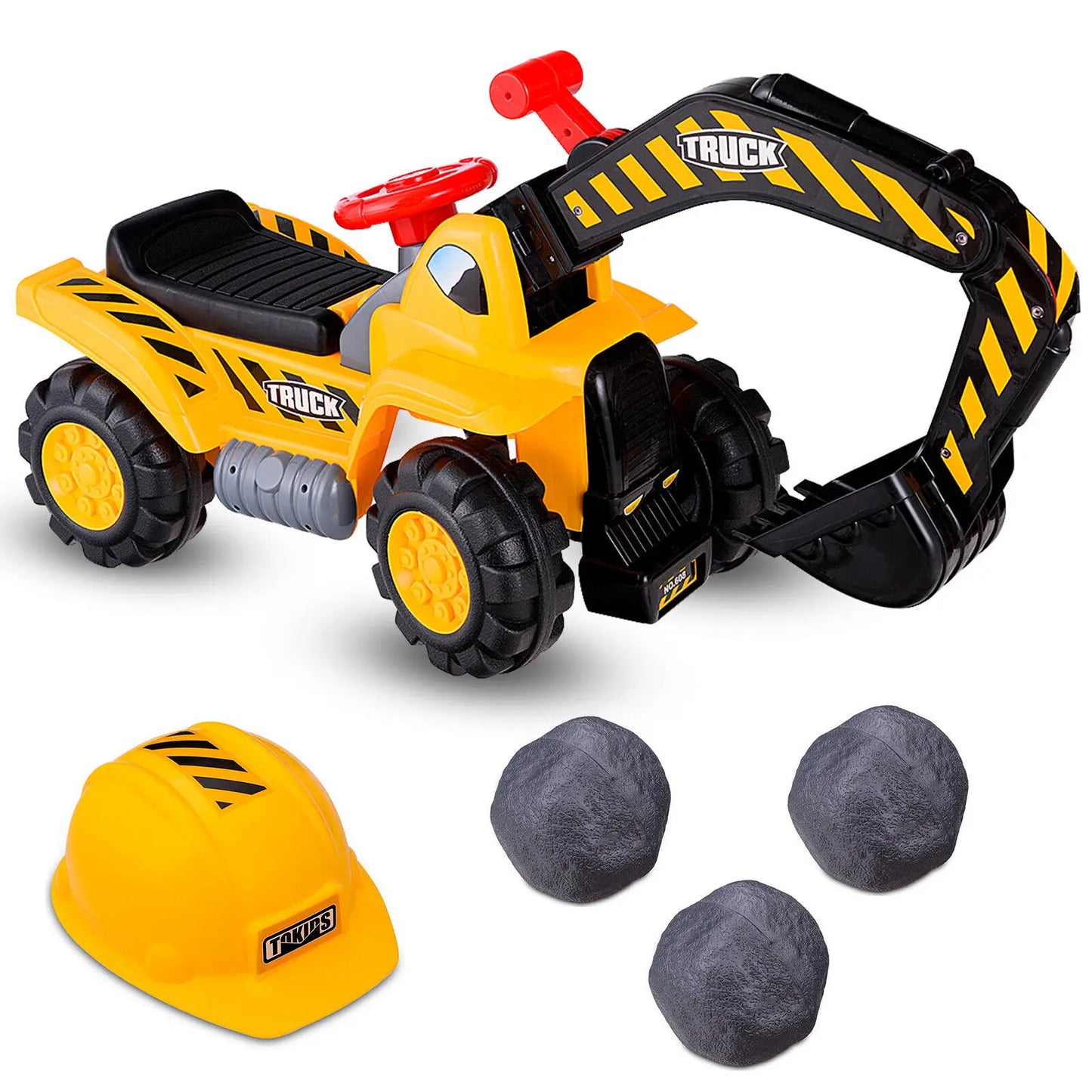 🚜LittleDigger Ride-On Excavator Toy