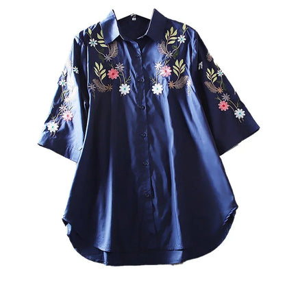 DANIELLE LINEN BLOUSE