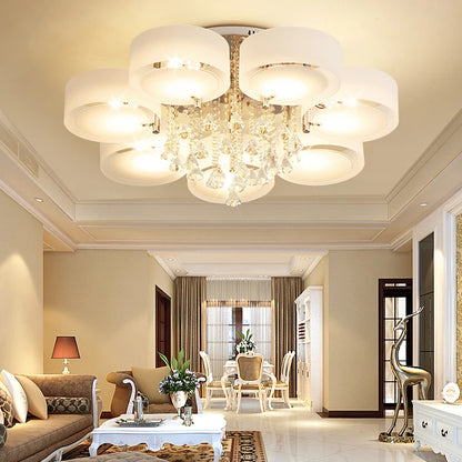 LumaBloom Crystal Ceiling Light