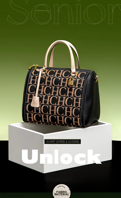 Charlotte Lettered Baguette Bag