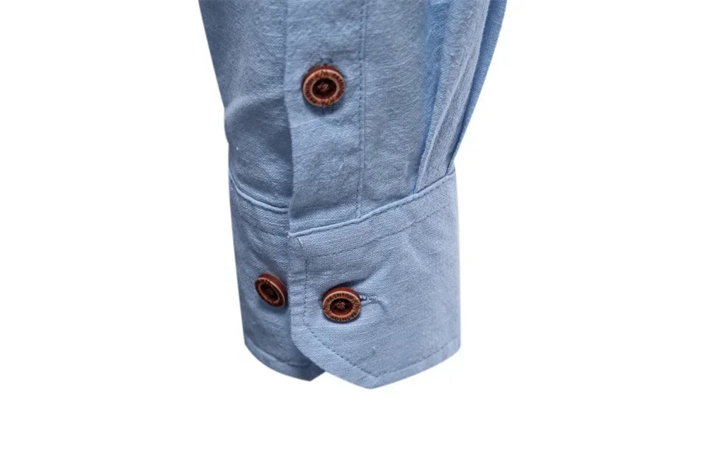THE MAYFAIR LINEN BLEND SHIRT