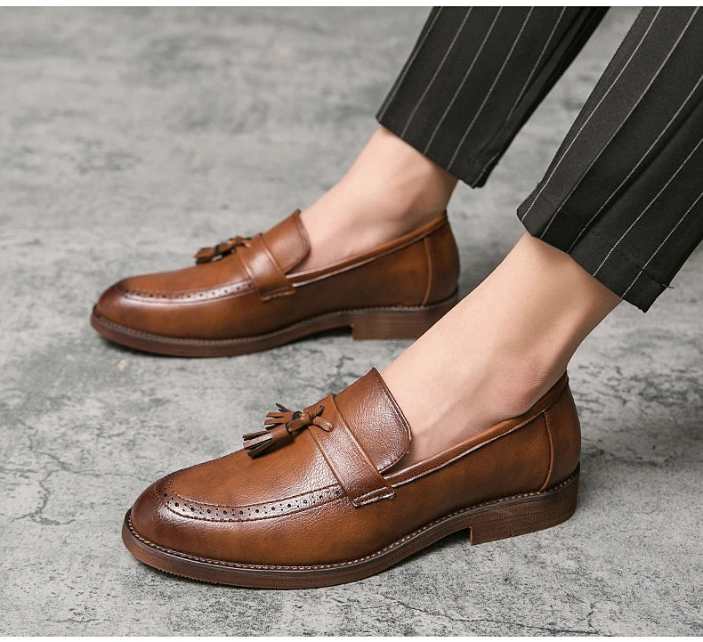 LENNOX CARVED LOAFERS