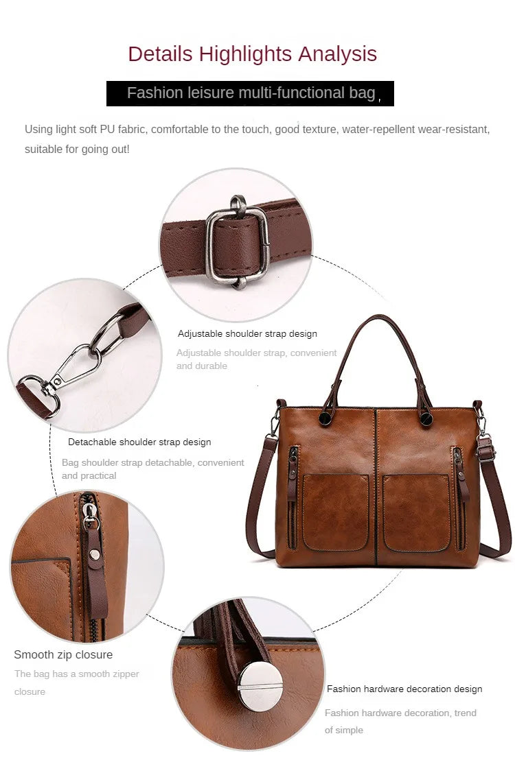 NOVA  LEATHER  SHOULDER BAG