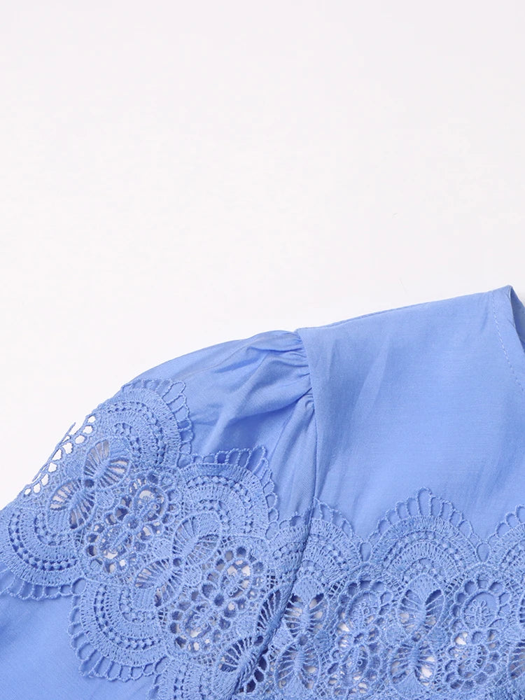 Eleanor Lace Embroidery Dress