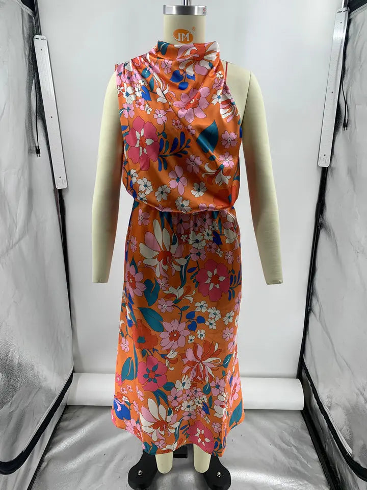 Evelyn Rose Satin Dress