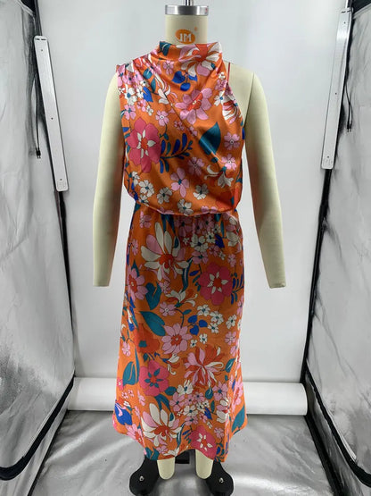 Evelyn Rose Satin Dress