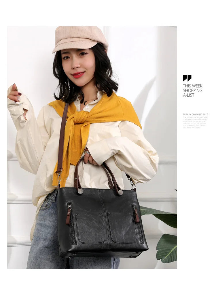 NOVA  LEATHER  SHOULDER BAG