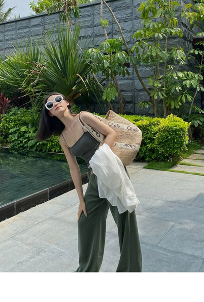 BEACHSIDE STRAW TOTE BAG