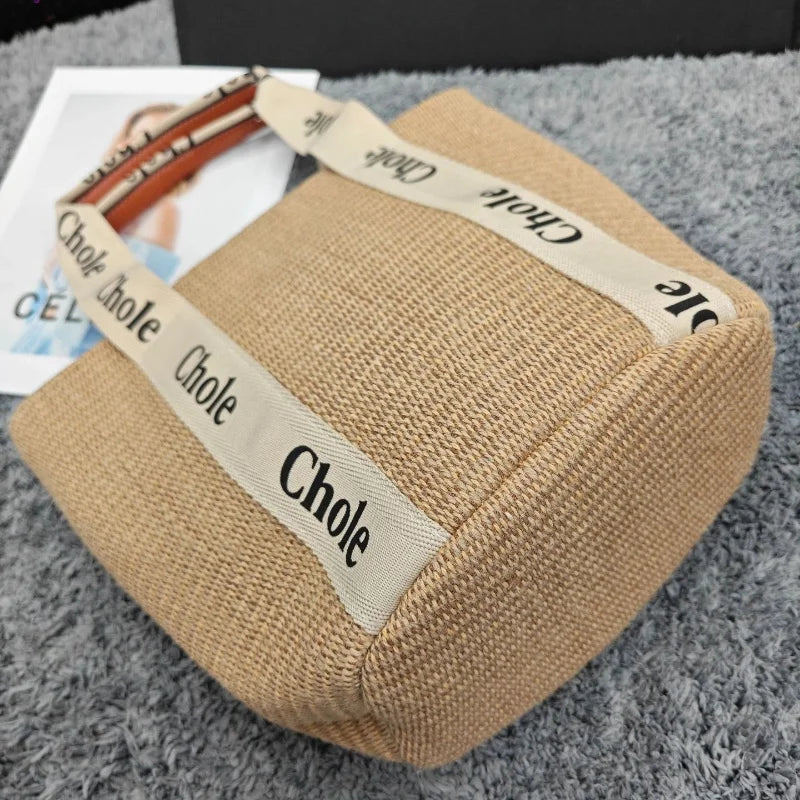BEACHSIDE STRAW TOTE BAG