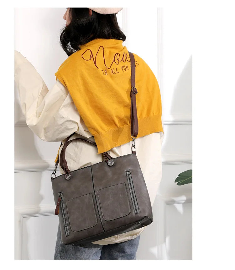 NOVA  LEATHER  SHOULDER BAG