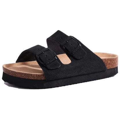 Kidmi Women’s Suede Buckle Sandals