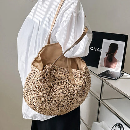 THE PORTOFINO STRAW TOTE