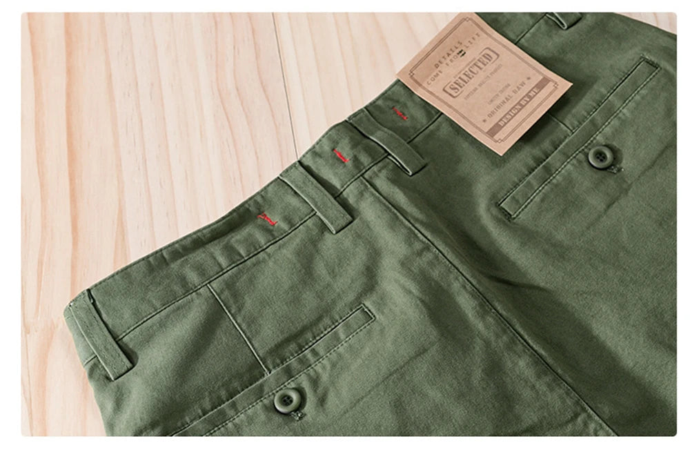 EDWARD CASUAL COTTON CARGO SHORTS