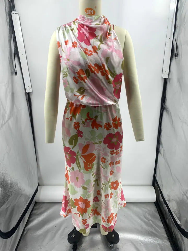 Evelyn Rose Satin Dress