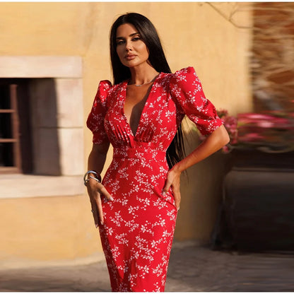 KELLY PUFF SLEEVE DRESS