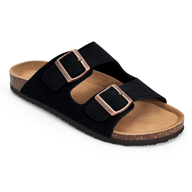 Kidmi Women’s Suede Buckle Sandals