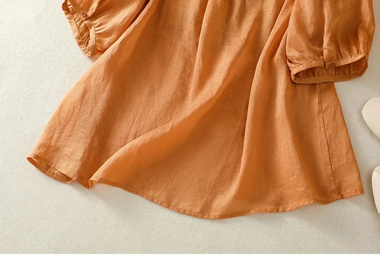 ALICE LINEN BLOUSE