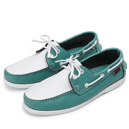 OLIVER LEATHER MOCCASIN SNEAKERS