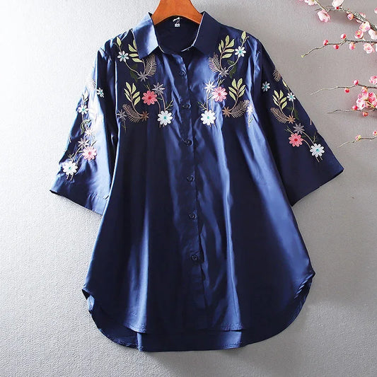 DANIELLE LINEN BLOUSE