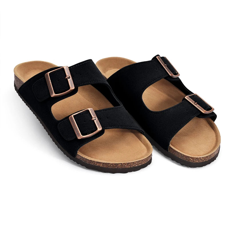 Kidmi Women’s Suede Buckle Sandals