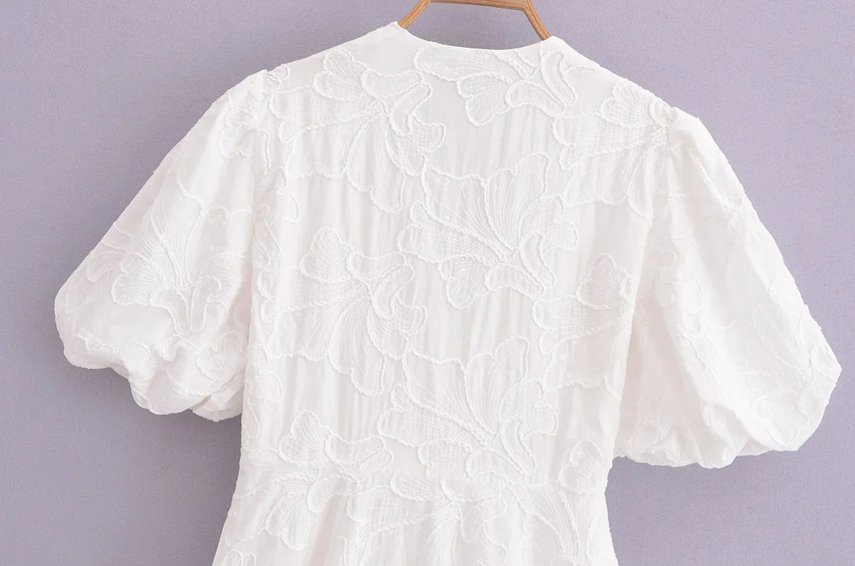 Isla Grace Puff Sleeve Dress