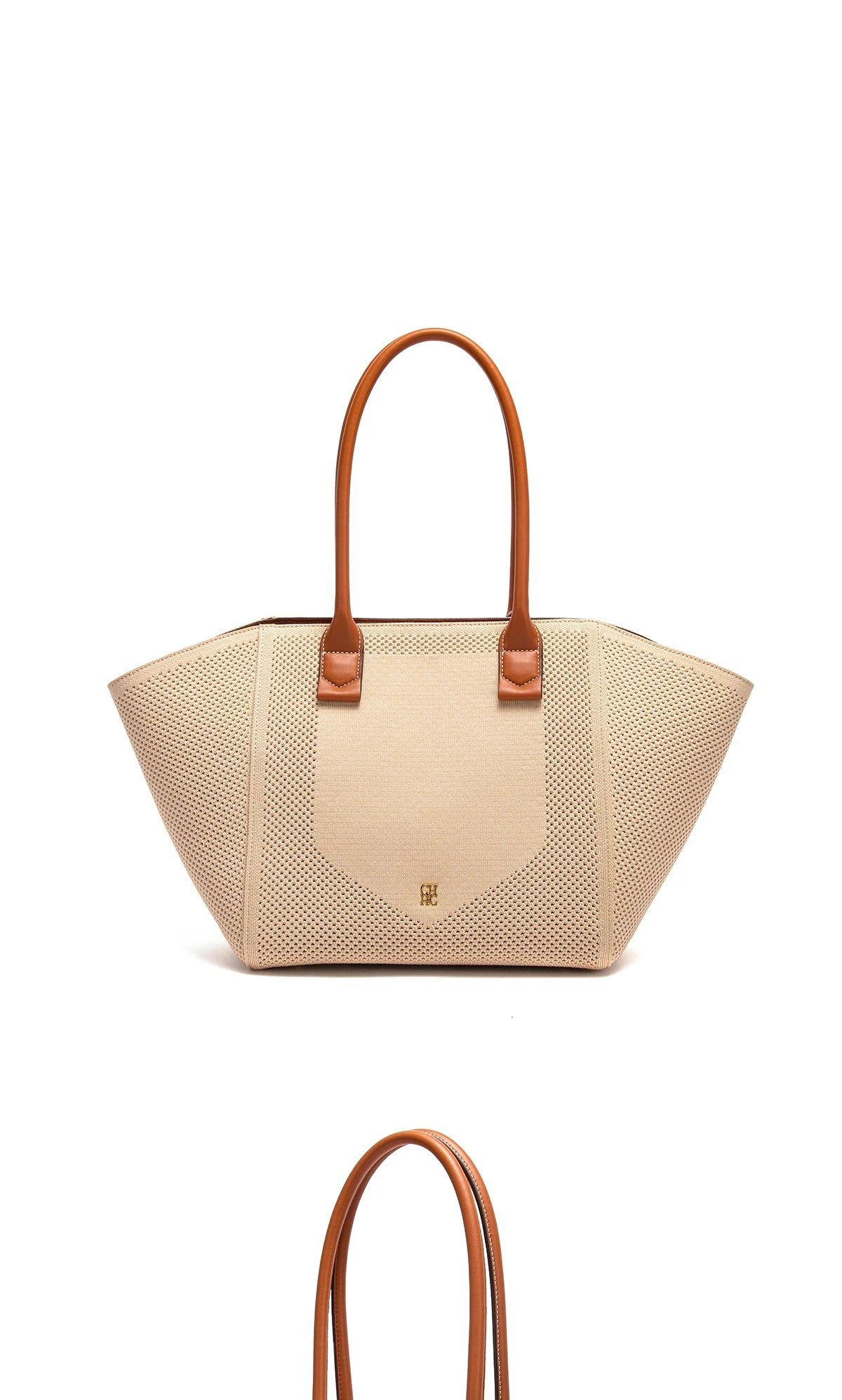 SUMMER FABRIC HOLLOW TOTE – LARGE CAPACITY BEACH BAG