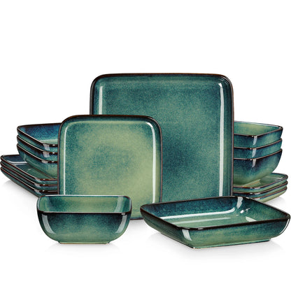 SternGlaze Green Dinnerware Set