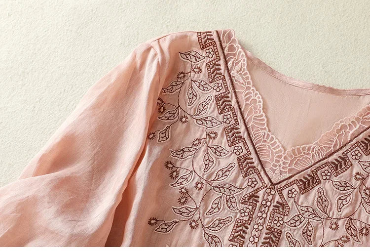 ALICE LINEN BLOUSE